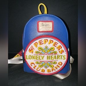 NWT Loungefly The Beatles Sgt. Peppers Lonely Hearts Club Band Backpack